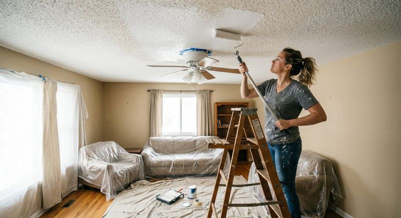 Popcorn Ceiling Painting in Waco, TX