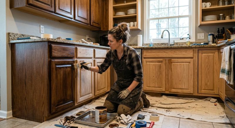 Built In Cabinetry Staining in Indianapolis, IN