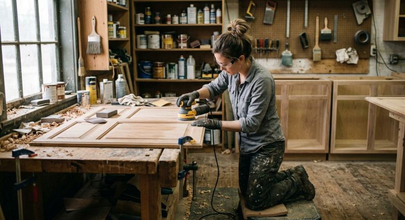 Kitchen Cupboard Refinishing in Carmel, IN