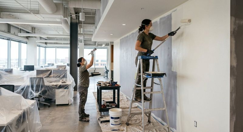 Reception Area Painting in Arvada, CO